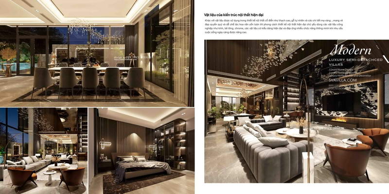 Trang trí nội thất nhà phố,  Biệt thự (2)