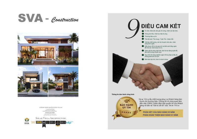 Xây dựng nhà phố,  Biệt thự